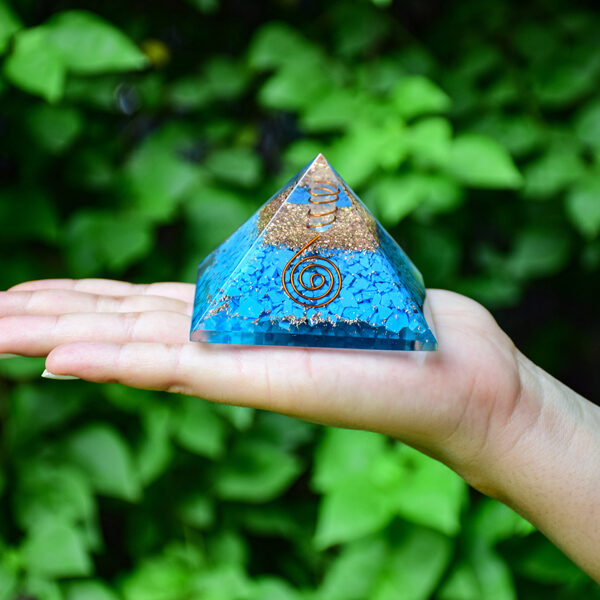 Turquoise Orgone Pyramid
